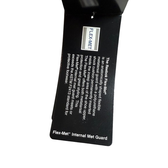 Reebok Men's Composite Toe Electrical Hazard Work Shoes Black Size 7.5W - Picture 8 of 12